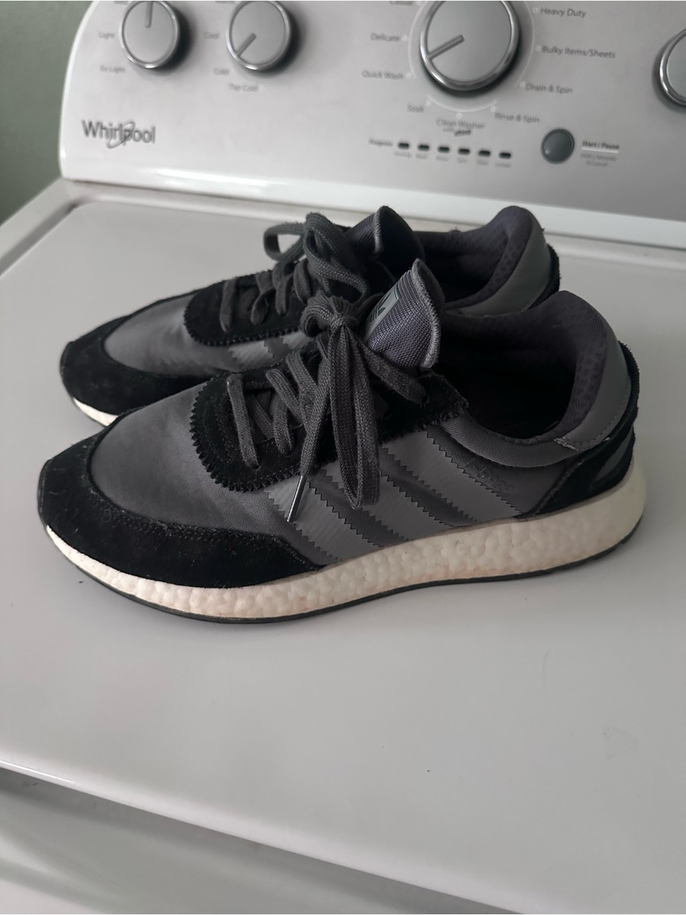 adidas Gray and Black Women's Athletic Shoes